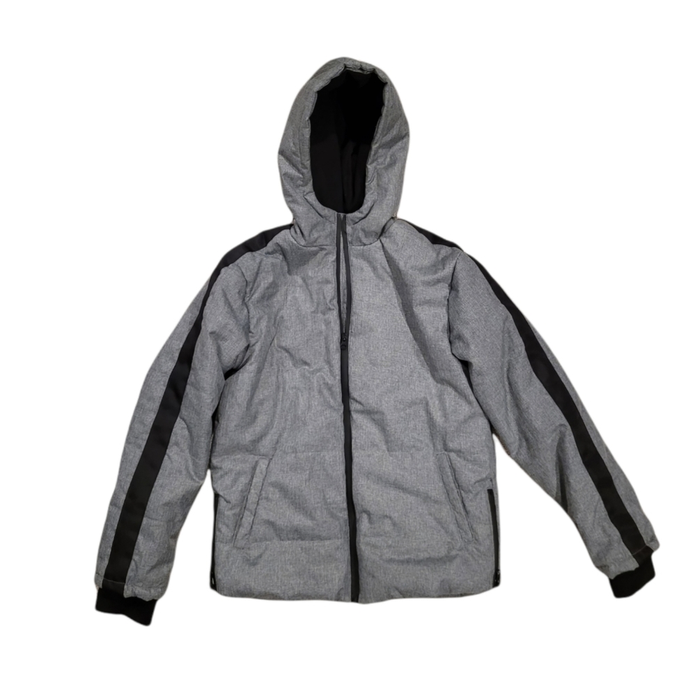 SOVEREIGN CODE Heather Grey Herringbone Primm Jacket Size L(14/16)